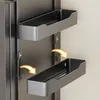 Mehrstufiges Regal Stauraumregal Kühlschrank-Hängeregale Produktbild-Vorschau 3