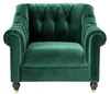 Casa Padrino Luxus Chesterfield Sessel Grün 99 x 90 x H. Produktbild-Vorschau 2