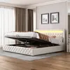 Letto imbottito 180 x 200 cm letto funzionale con rete a Anteprima dell’immagine prodotto 7