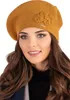 Vivisence damen baskenmütze eleganter wintermütze und schal Produktbild-Vorschau 2
