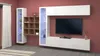 Dmora Wandregal Gustavo 350x30x180 cm Weiß, 20 Fächer Produktbild-Vorschau 2