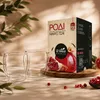 El Greco Schwarzer Tee mit Granatapfel neben Gläsern Produktbild-Vorschau