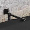 vidaXL Garten-Sonnenschirm Schwarz 248,5 x 247,5 x 160 cm Produktbild-Vorschau 3