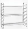 METALTEX 377606326 Bücherregal TOMADO mit 3 weißen Böden u. Produktbild-Vorschau 1