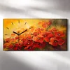 Dekor Leinwand Uhr Wandbilder Quarz 60x30 Gemälde abstrakte Produktbild-Vorschau 2