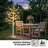 LED-Baum mit Bällen, 120  LEDs für außen, 5m transparente Produktbild-Vorschau 3