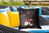 MuchoWow® Outdoor Kissen - Vase mit Blumen - Gemälde von Produktbild-Vorschau 4