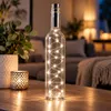 20er LED Flaschenlicht Timer Stab Korken Draht-Lichterkette Produktbild-Vorschau 1