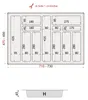 Sossai Besteckeinsatz Divio für Schubladen 80cm | 73 x 49 Produktbild-Vorschau 3