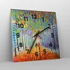Wanduhr - Quadrat - Glasuhr - Park Natur - 30x30cm - Produktbild-Vorschau 4