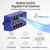 Extralink Gigabit PoE injektor 4 porty – 4x RJ45 1000 Mb/s, Náhľad obrázku produktu 3