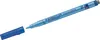 A blue Staedtler Lumocolor correctable marker with its cap off, lying on a white background. Anteprima dell’immagine prodotto