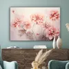 MuchoWow® - Leinwandbilder - Blumen - Rosa - Kunst - Produktbild-Vorschau 4