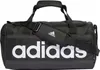 A black Adidas duffel bag with white lettering. Produktbild-Vorschau