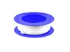 A roll of white Teflon tape on a blue plastic spool, isolated on a white background. Podgląd zdjęcia produktu
