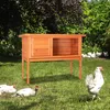 FCH Hasenstall aus Holz, Kaninchenstall mit aufklappbarem Produktbild-Vorschau 7