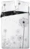 FARO Lin Dandelion noir et blanc Coton, 140/200, 70/90 cm Voir les images du produit 2
