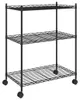 vidaXL Úložný regál se 3 policemi a kolečky 60x35x81 cm Náhled obrázku produktu 1