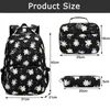 （Noir）Sac à dos scolaire 3 pièces Set étanche Sac d'école Voir les images du produit 6