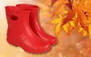 Damen EVA-Schaumstoff-Gummistiefel, rot mit Innensohle Produktbild-Vorschau 12