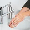 Relaxdays Zeepdispenser, 2 stuks, 300 ml, roestvrij staal, Productafbeelding-voorbeeld 3