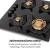 Klarstein Goldflame – płyta grzewcza gazowa, 4 palniki, Podgląd zdjęcia produktu 3