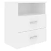 vidaXL Nočný stolík biely 50x32x60 cm Náhľad obrázku produktu 2