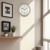 LS-LebenStil Retro Wanduhr Sand Beige 26cm Kunststoff Produktbild-Vorschau 8
