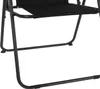 Campingstuhl Stoff Oxfort Metall Schwarz Produktbild-Vorschau