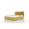 Gepolsterte Bett mit Velours-Bezug Axel Polsterbett mit Produktbild-Vorschau 3