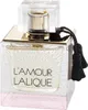 A clear studio shot of a Lalique L'Amour eau de Parfum bottle. Voir les images du produit