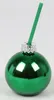 Trinkglas Christbaumkugel 400 ml mit Trinkhalm glänzendes Produktbild-Vorschau 4