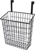 Metall Hängekorb schwarz für Schranktüren - 39 x 25 cm - Produktbild-Vorschau 1