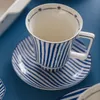 Heinen Delfts Blauw – Teebecher Tulp - Strepen - Porzellan Produktbild-Vorschau 3