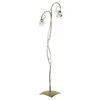 Stehlampe 169 cm E14 Weiß Gold aus Glas Metall Floral Produktbild-Vorschau 2