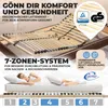 Coemo 7 Zonen Lattenrost Ergo KF 140x200 cm mit Kopf- & Produktbild-Vorschau 2