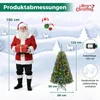 Sztuczne drzewko świąteczne COSTWAY o wysokości 120 cm, z Podgląd zdjęcia produktu 3