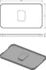 Technical drawings and a 3D render of a lid. Náhled obrázku produktu