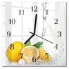 Tulup Glasuhr Wanduhr Küchenuhr Echt-Glas 30x30 cm Modern Produktbild-Vorschau 1