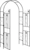 vidaXL Arco da giardino nero 115 x 37 x 226 cm Anteprima dell’immagine prodotto 5