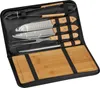BBQ Set / mit Holzbrett, Messern, Grillzange, Fleischgabel, Produktbild-Vorschau 2