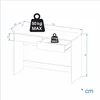KOMTO Desk NOVA – Schreibtisch Weiß mit 2 Schubladen, Produktbild-Vorschau 5