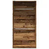 vidaXL Kleiderschrank Altholz-Optik 100x50x200 cm Produktbild-Vorschau 4