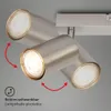 Deckenlampe schwenkbar, GU10 Fassung, max.9W, Produktbild-Vorschau 3