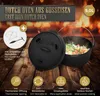 BBQ#BOSS Dutch Oven Set BBQ, 9 Liter, Schwarz, Produktbild-Vorschau 2