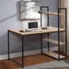 A desk with shelves in a room. Produktbild-Vorschau