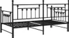 vidaXL Struttura letto divano letto Nero 90 x 190 cm Anteprima dell’immagine prodotto 7