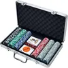 Poker-Set Aluminiumkoffer 300 Chips Poker Spielset Produktbild-Vorschau 9