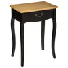 Beistelltisch/Nachttisch Palace - schwarz/natur - MDF-Holz Produktbild-Vorschau 1