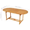 9-tlg. Garten-Essgruppe mit Kissen Massivholz Teak Grau Produktbild-Vorschau 11